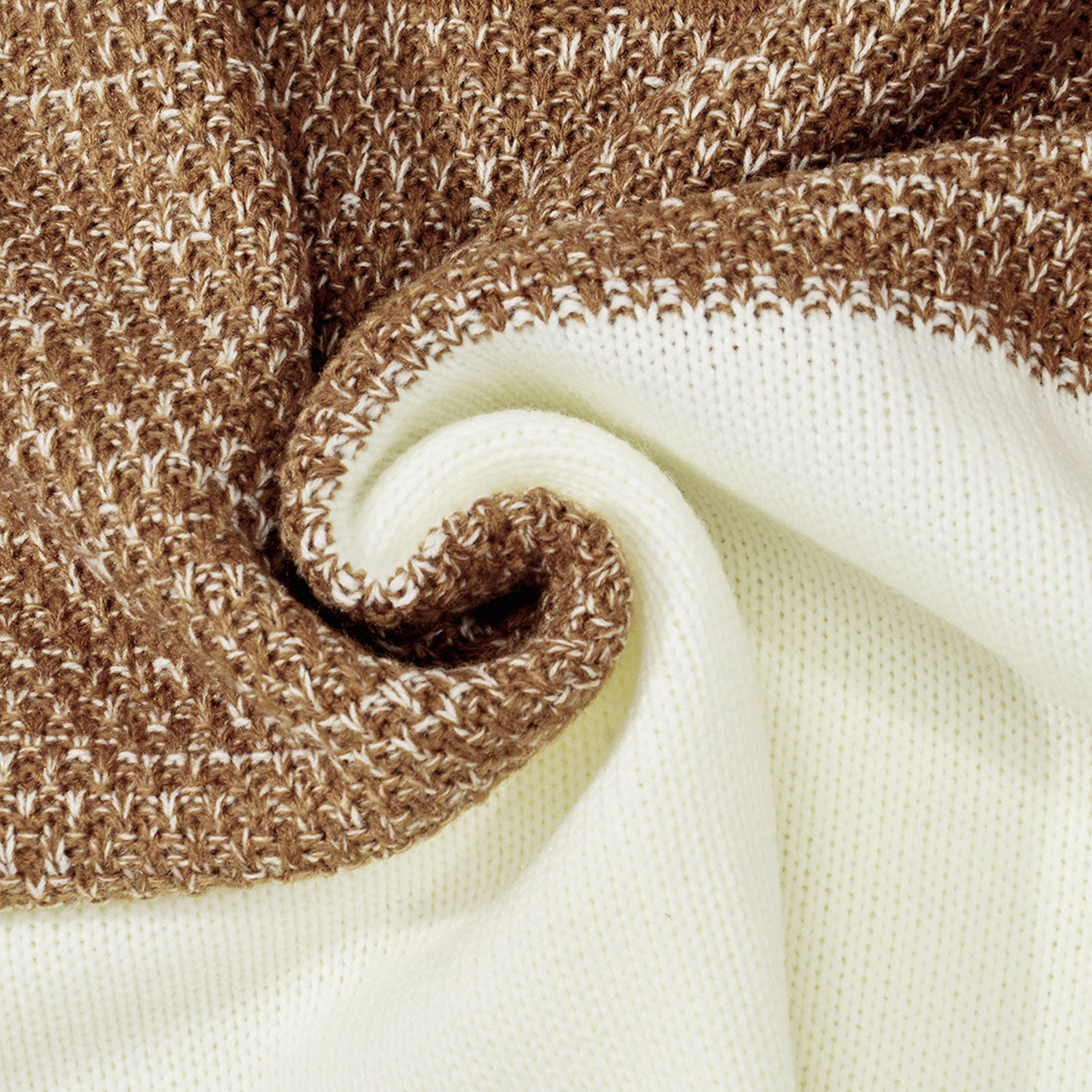 Men's Color Block Cable Knit Sweater – Long Sleeve Pullover for Casual, Outdoor, and Daily Wear