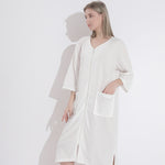 Women’s Plus Size Nightdress – Loose Japanese & Korean Style Summer Homewear, Comfortable and Casual