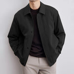 Men’s Spring & Autumn Lapel Jacket – Slim Fit Administrative Outerwear