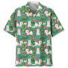 Trendy Cool Vintage Printed Shirt for Men – Slim Fit Short Sleeve Summer Fashion