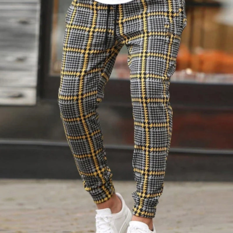 Men’s Autumn Pocket Pants – Black Straight High-Waist Trousers for Casual and Comfortable Everyday Wear