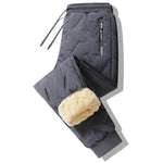 Men’s Winter Sweatpants – Plush Fleece Thermal Pants, Lambswool Lined, Waterproof, Windproof, Warm Casual Trousers