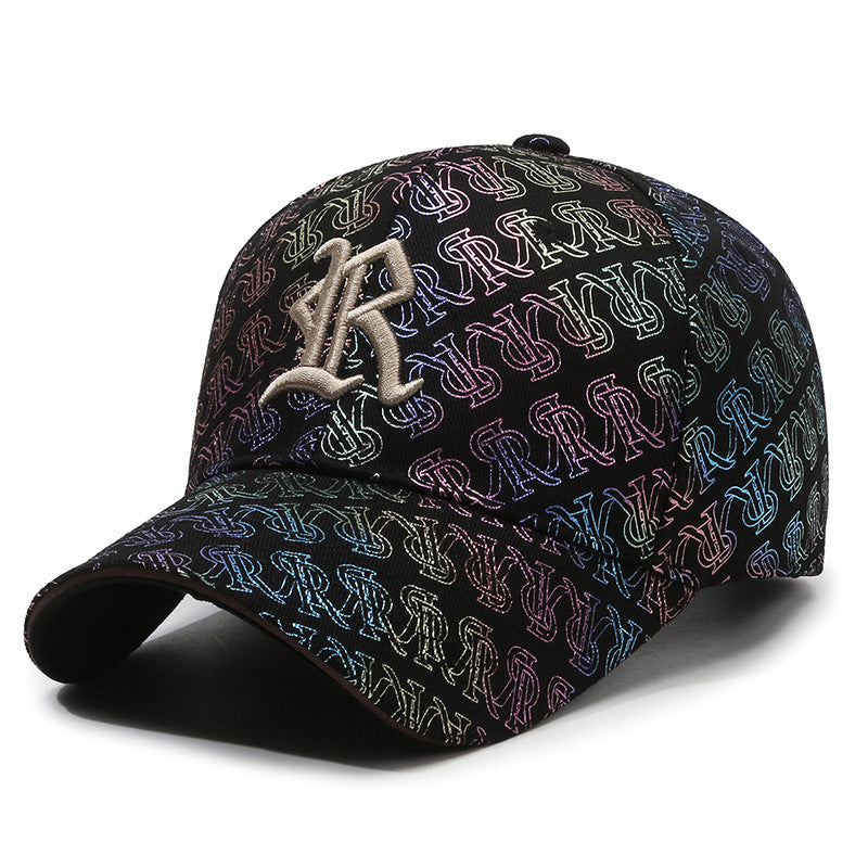 Four Seasons Embroidered Baseball Cap – Adjustable Cotton Hat for Men & Women | Breathable Sun, Wind, and Warm Protection