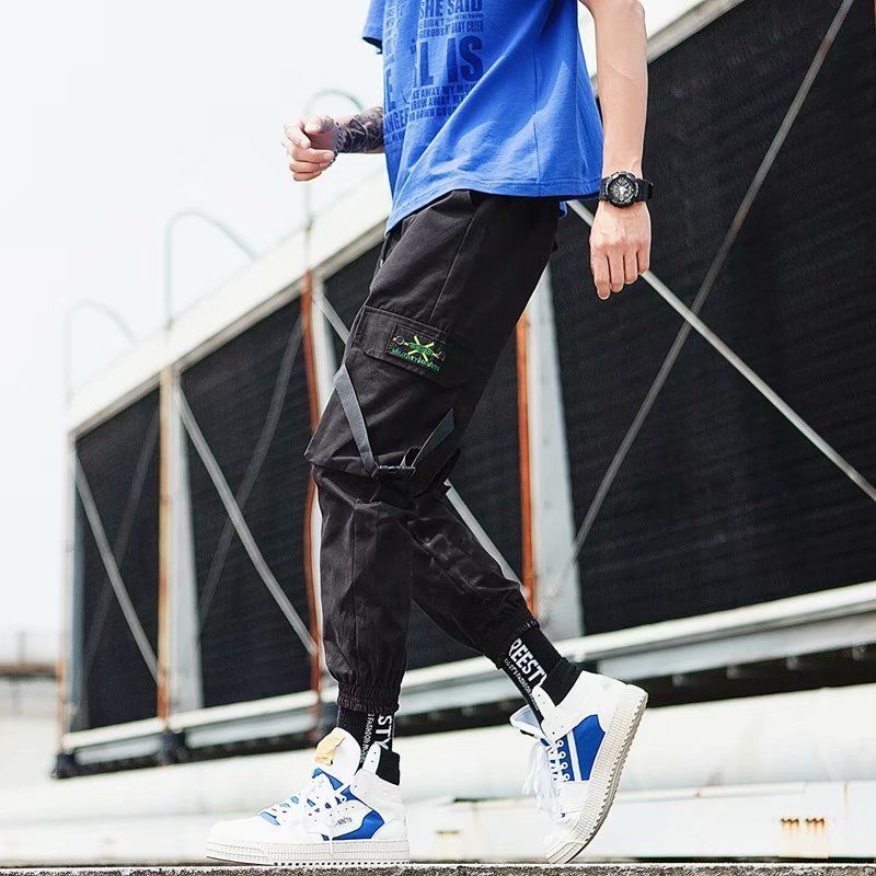 Men’s Hip Hop Jogger Pants – Stylish Streetwear, Comfortable Loose-Fit Sweatpants, Multiple Colors and Sizes