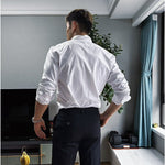 Men’s Lace-Up Long Sleeve Shirt – Casual Loose Fit Linen Silk Blend Top in Black, White & Gray