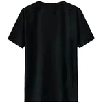 Summer Ice Silk Short Sleeve T-Shirt for Men – Lightweight Plaid Loose Fit Cooling Top