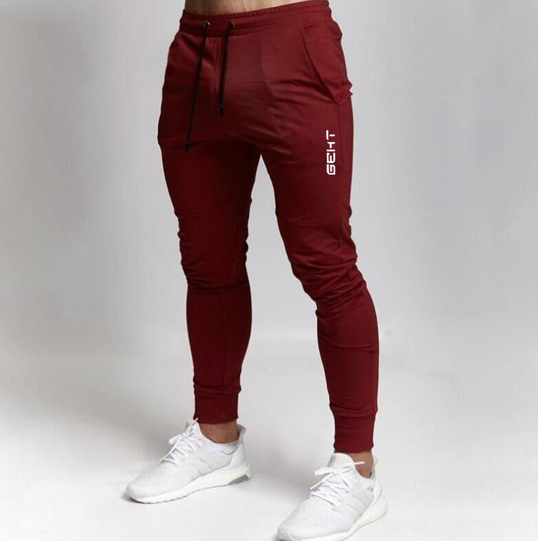 Men’s Casual Gym Pants – Cotton Running and Sports Trousers, Comfortable Summer and Spring Activewear, Sizes M-XXL