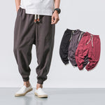 Men’s Hip Hop Streetwear Jogger Pants – Elastic Waist, Drawstring, Tapered Sweatpants with Pockets for Gym and Casual Wear