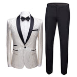 Men’s Wedding Suit Set – Elegant 2-Piece Dress Suit for Formal Events, Banquets & Parties