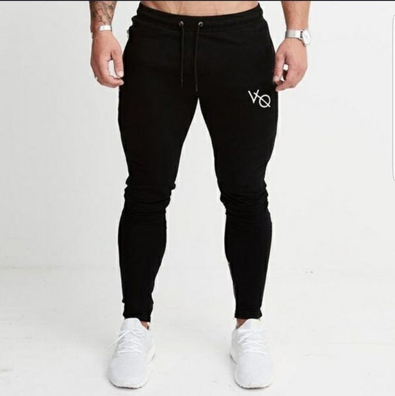 Men’s Spring & Autumn Casual Slim Sports Pants – Printed Pencil Trousers for Youth, Comfortable Everyday Wear