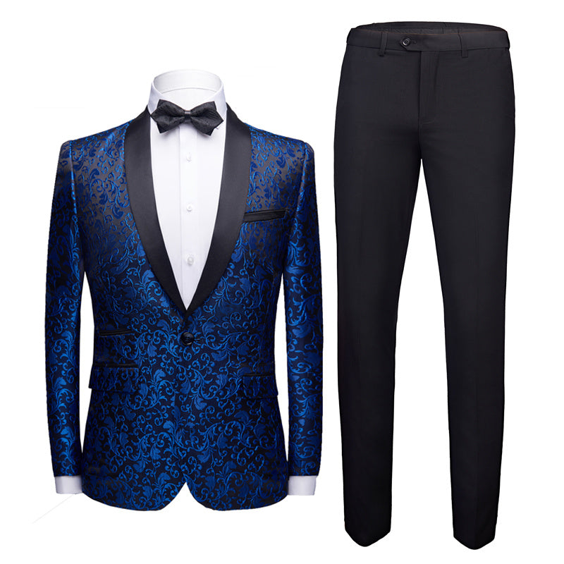 Men’s Wedding Suit Set – Elegant 2-Piece Dress Suit for Formal Events, Banquets & Parties