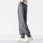 Men’s Chinese Style Cotton and Linen Harem Pants – Loose Casual Bloomers, High-Waist Comfortable Trousers