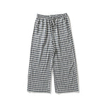 Men’s Summer Cotton Linen Plaid Baggy Pants – Chinese Style, Loose Fit, Plus Size Casual Trousers