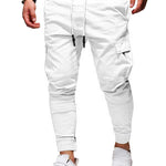 Men Jogger Pants – New Fashion Sweatpants with Belt, Cotton Fitness Trousers for Autumn Casual Wear