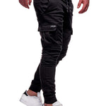 Men Jogger Pants – New Fashion Sweatpants with Belt, Cotton Fitness Trousers for Autumn Casual Wear