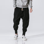 Men’s Hip Hop Jogger Harem Pants – Chinese Style Cotton-Linen Streetwear, Loose-Fit Casual Ankle-Length Trousers M-5XL