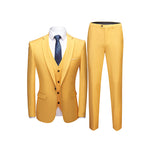 Men’s Business Suit Set – Classic One-Button Wedding Dress Suit for Formal Events & Office Wear