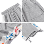 Men’s & Women’s Printed Drawstring Trousers – Loose Straight-Waist Cotton Pants, Casual Summer Style, Sizes M-XXL