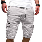 Men Casual Jogger Sports Cargo Shorts – Military Combat Gym Trousers for Summer Workout & Daily Wear