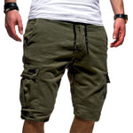 Men Casual Jogger Sports Cargo Shorts – Military Combat Gym Trousers for Summer Workout & Daily Wear