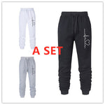 Harajuku Loose Joggers – Wide Leg Cotton Sweatpants for Women, Harem Pants for Commuting & Casual Wear