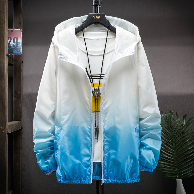 Sun Protection Clothing Fashion Thin Skin | Quick-Drying, Anti-UV Hooded Jacket | Ultra-Light Gradient Colors