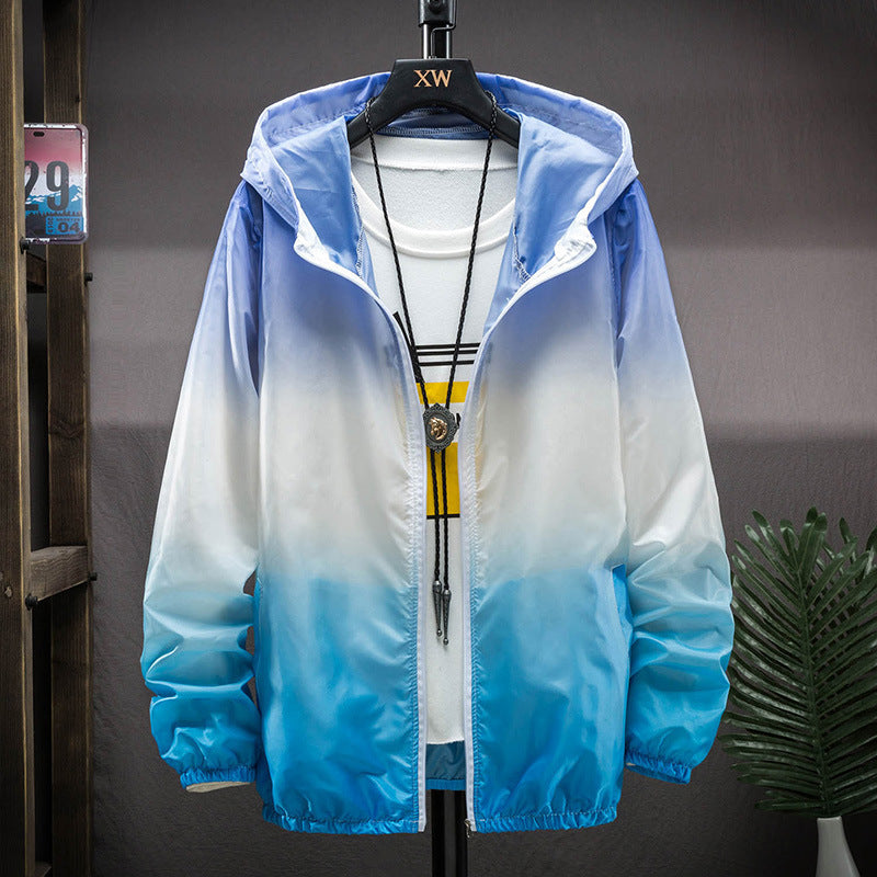 Sun Protection Clothing Fashion Thin Skin | Quick-Drying, Anti-UV Hooded Jacket | Ultra-Light Gradient Colors