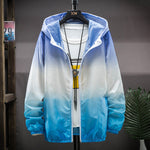 Sun Protection Clothing Fashion Thin Skin | Quick-Drying, Anti-UV Hooded Jacket | Ultra-Light Gradient Colors
