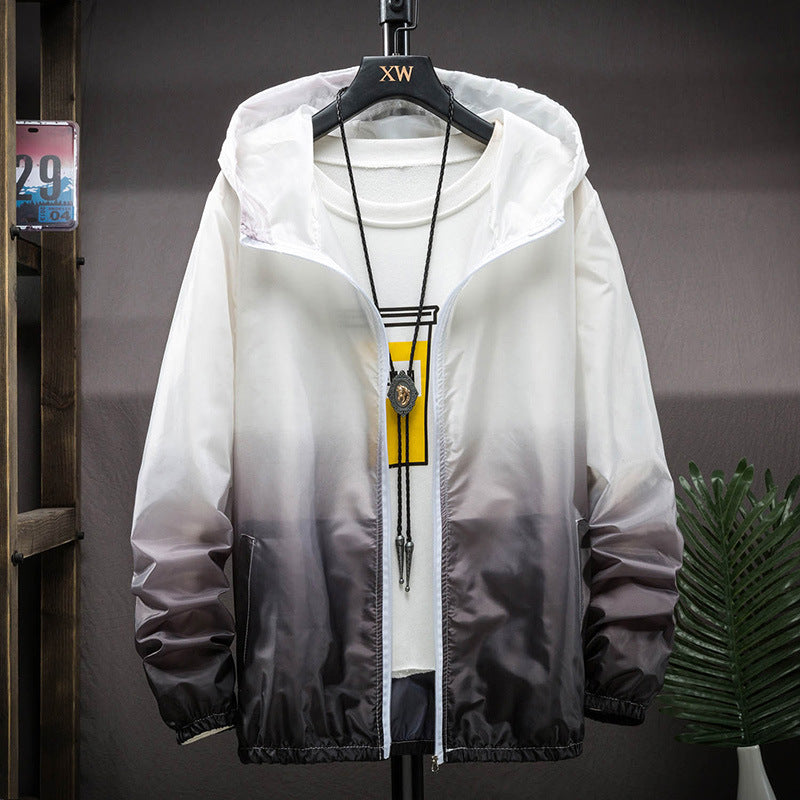 Sun Protection Clothing Fashion Thin Skin | Quick-Drying, Anti-UV Hooded Jacket | Ultra-Light Gradient Colors