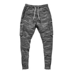 Men’s Sports Trousers – Fitness, Running, and Training Pants with Hanging Towel Design, Cotton, Small-Foot Style