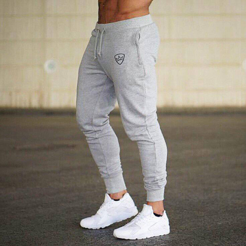 Men’s Casual Gym Pants – Cotton Running and Sports Trousers, Comfortable Summer and Spring Activewear, Sizes M-XXL