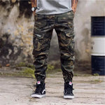 Men Casual Summer Streetwear Jeans Jogger Pants – Straight Fit Nine-Cropped Pants with Plush Lining