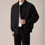 Men’s Loose Short Lapel Jacket – Casual Lightweight Daily Outerwear