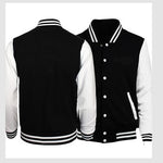 Men’s Baseball Jacket – Casual Streetwear Varsity Coat for Spring & Autumn