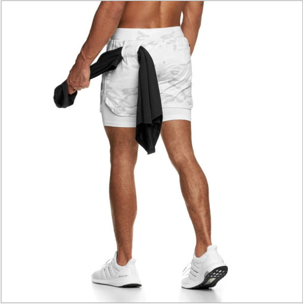 Men’s Summer Running Shorts – 2-in-1 Sports Shorts for Gym, Jogging & Outdoor Fitnes