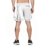 Men’s 2-in-1 Running Shorts – Quick-Dry Double-Layer Gym, Fitness, Jogging & Workout Pants