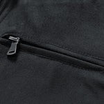 Men’s Suede Stand Collar Jacket – Casual Double Zipper Pocket Coat for Autumn & Daily Wear