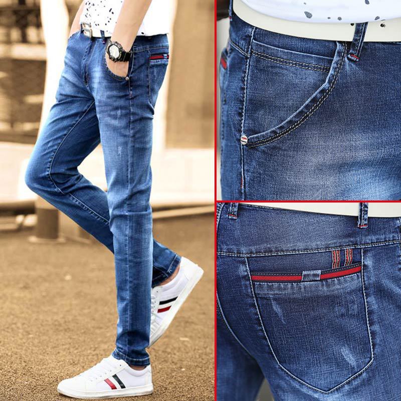 Men’s Jeans Clothing – Youth Pop Casual Denim Pants | Comfortable Cotton Blend Trousers