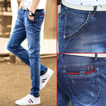 Men’s Jeans Clothing – Youth Pop Casual Denim Pants | Comfortable Cotton Blend Trousers