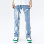 Men’s Fashion City Autumn Jeans – High Waist Straight Fit Denim Pants for Everyday Wear