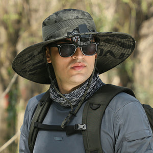 Men’s Outdoor Sun Hat – Adjustable Nylon Hiking, Climbing & Fishing Hat | Breathable, Waterproof, Windproof, Summer Sun Protection