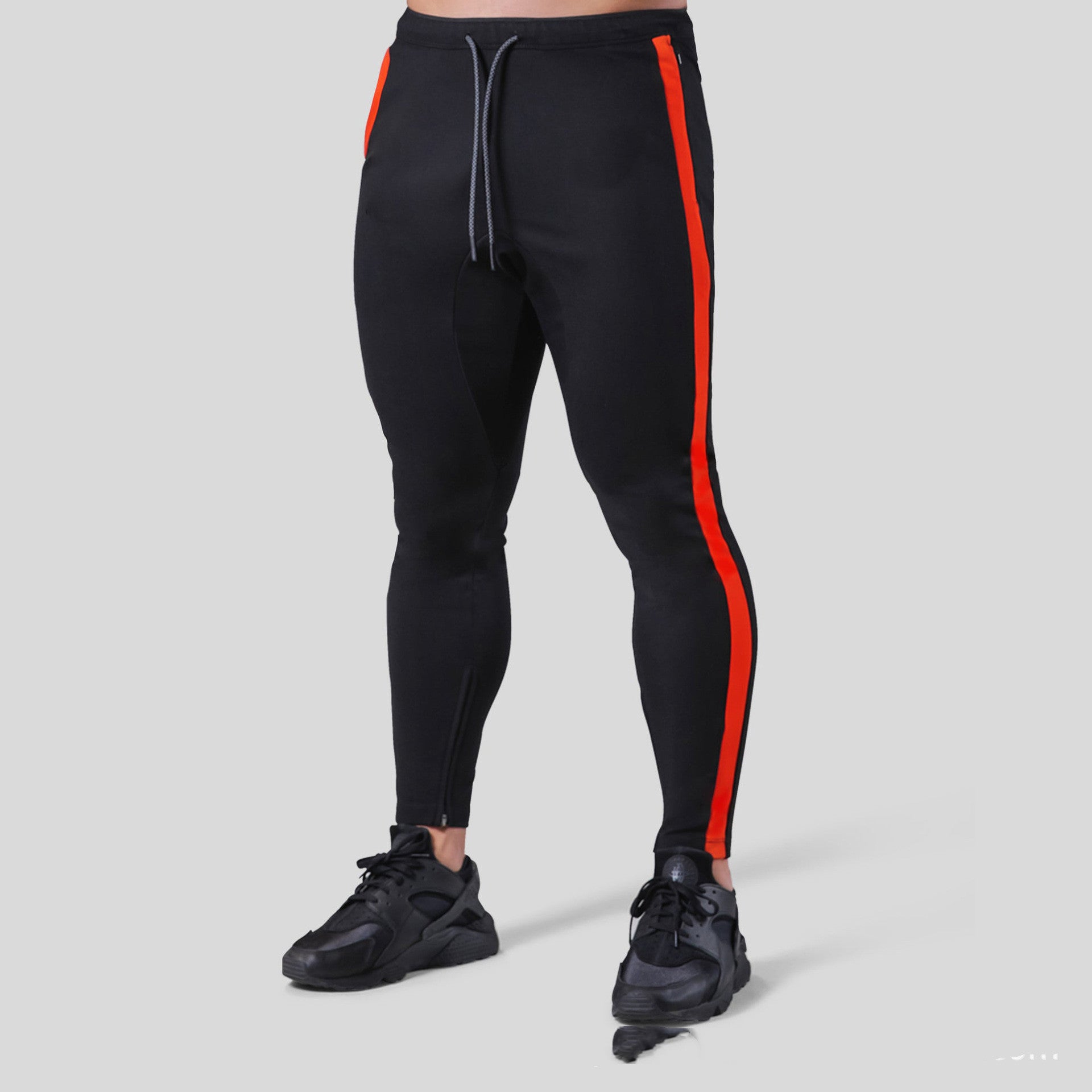 Men’s Sports and Leisure Fitness Pants – Comfortable Polyester Blend, Ideal for Gym, Running, and Casual Exercise