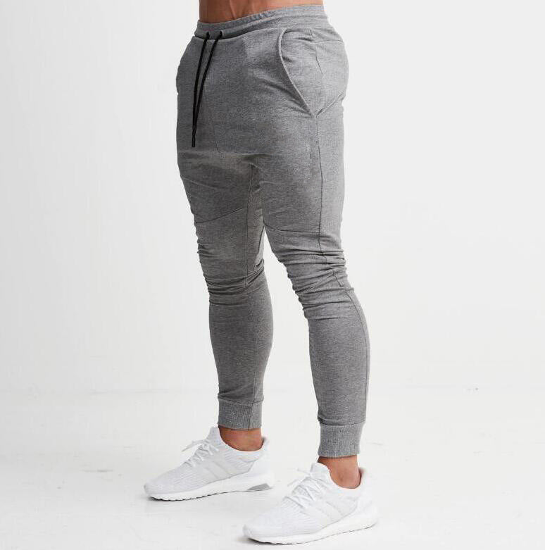 Men’s Casual Gym Pants – Cotton Running and Sports Trousers, Comfortable Summer and Spring Activewear, Sizes M-XXL