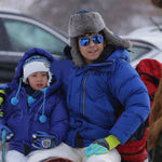 Men & Women Rabbit Fur Ski Hat – Warm Waterproof Winter Hat for Couples | Soft, Ear-Protecting, One Size Fits All