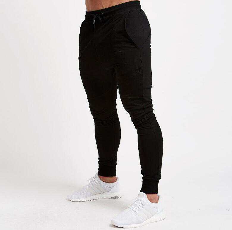 Men’s Casual Gym Pants – Cotton Running and Sports Trousers, Comfortable Summer and Spring Activewear, Sizes M-XXL