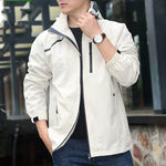 Men's Jackets Windproof and Waterproof | Lightweight, High-Performance Outdoor Protection | Polyester Fiber Blend