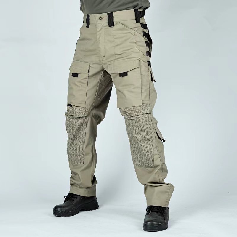 Camouflage Trousers for Men – Outdoor Multi-functional Pocket Wear-resistant Training Pants