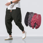 Men’s Hip Hop Streetwear Jogger Pants – Elastic Waist, Drawstring, Tapered Sweatpants with Pockets for Gym and Casual Wear