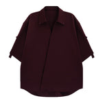 Men's High-Grade Casual Loose Shirt – Simple Cardigan Style Daily Wear for Teenagers