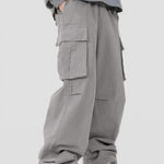 Casual Loose Three-dimensional Pocket Street Overalls – Trendy Youth Trousers for Daily Wear
